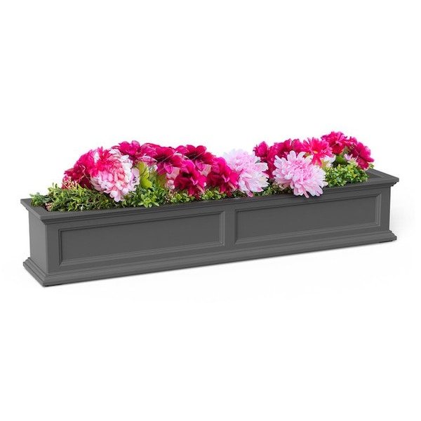 Fairfield 5ft Window Box Graphite Grey